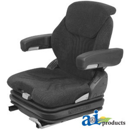 A & I PRODUCTS Grammer Seat Assembly, CHARCOAL MATRIX CLOTH 25" x20" x19" A-MSG75GGRC-ASSY